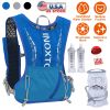 Sport Hydration Vest Running Backpack with 15oz 50oz Water Bladder Adjustable Strap Storage Bag for Trail Running Marathon Race Hikin