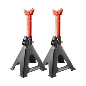 Adjustable Height Jack Stands for lifting Pickup Truck Car (Color: Black)