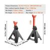 Adjustable Height Jack Stands for lifting Pickup Truck Car